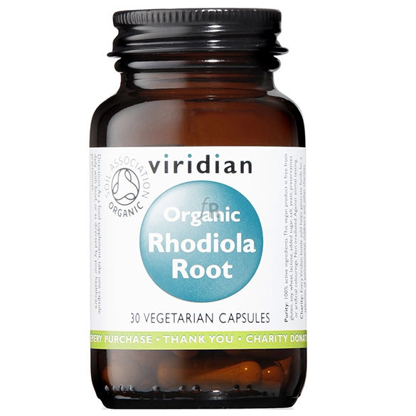 Viridian Rodiola Bio 400Mg 30 Cápsulas Vegetales