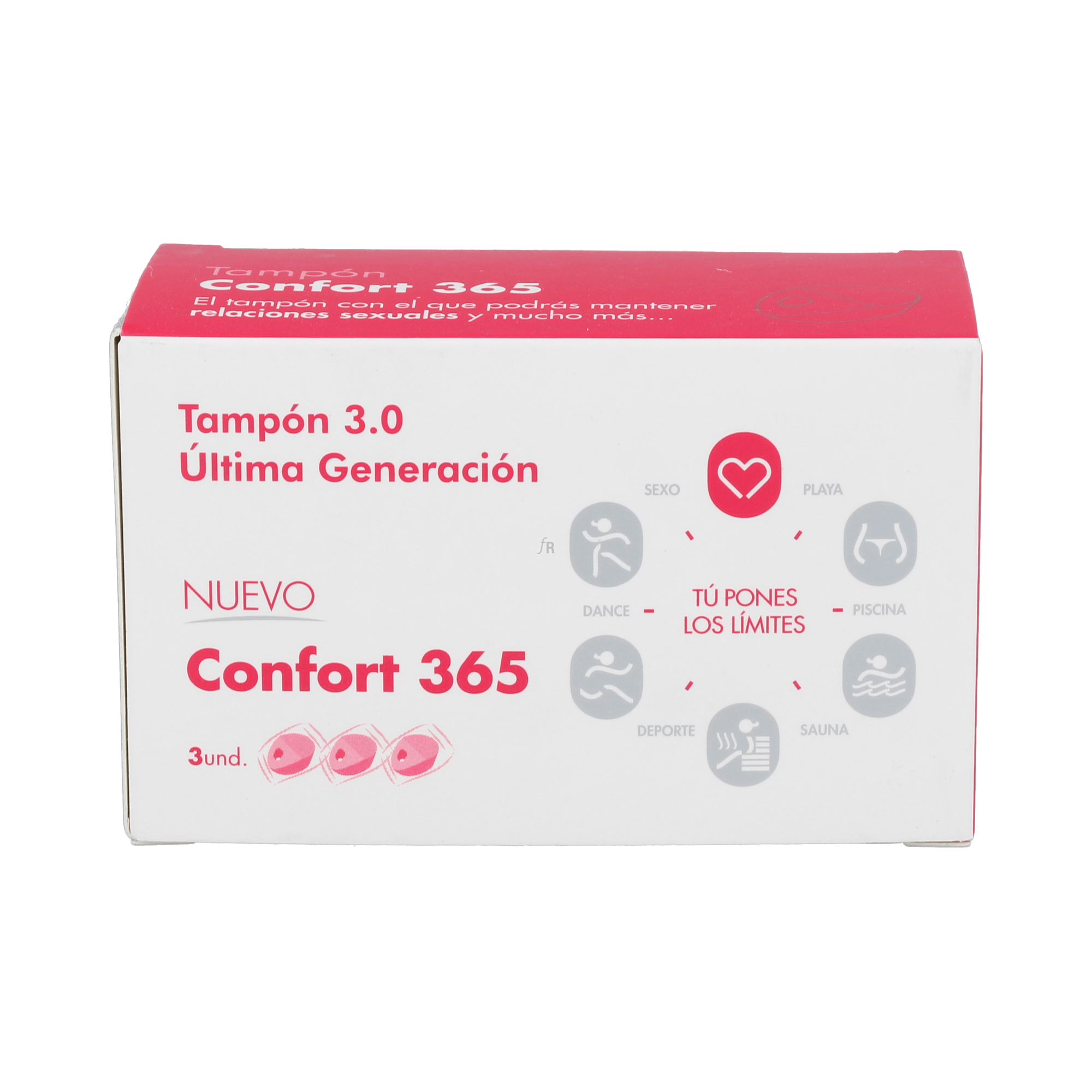 Tampon Esponja Confort 365 Value + 3 U