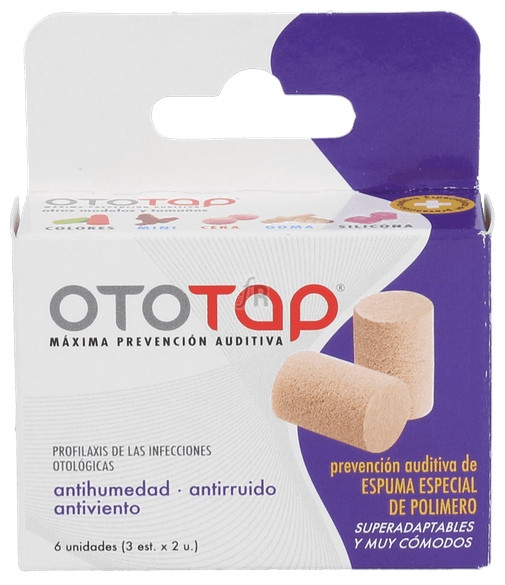 Tapones Oidos Oto- Tap Espuma 10 U - Varios