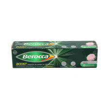 Berocca Boost Guaraná Vitaminas Rendimiento 15 Comprimidos Efervescentes