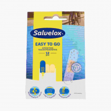 Salvelox Easy To Go Aposito Adhesivo Transparent 12 Unidades