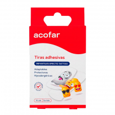 Acofar Tiras Infantiles Tattoo Emoji 16 U