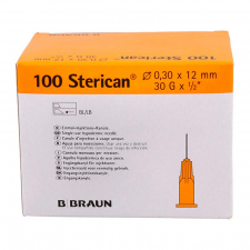 Aguja Sterican Amarilla-30G 0,30X1Aguja Hipo Sterican 30 G 12-3