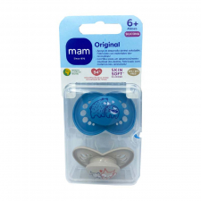 Chupete Silicona Mam Original +6 Meses Matt A Pack Doble