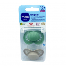 Chupete Silicona Mam Original +16 Meses Matt N Pack Doble