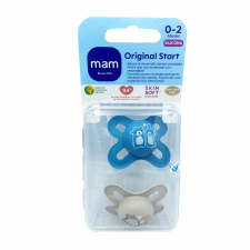 Chupete Silicona Mam Start 0-2 meses Matt A Pack Doble