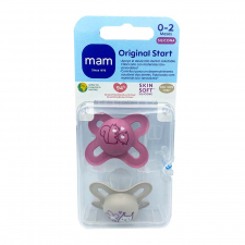Chupete Silicona Mam Start 0-2 meses Matt R Pack Doble