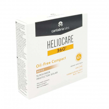 Heliocare 360º SPF 50+ Oil-Free Compact Protector Solar 1 Envase 10 G Color Beige