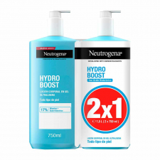 Neutrogena Hydro Boost Locion Corporal En Gel Ultraligera 2 Envases 750 Ml
