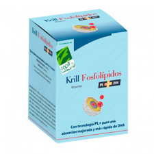 Cien por Cien Natural Krill Fosfolipidos Pl+Dha 90 Perlas