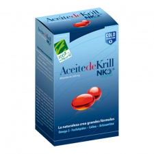 Cien por Cien Natural Aceite De Krill Nko 80 Cápsulas 