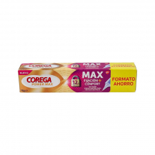 Corega Max Fijacion + Confort 1 Tubo 70 G Sin Sabor