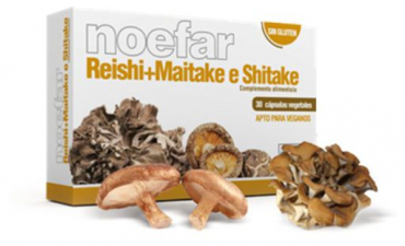Reishi + Maitake + Shiitake 30 Cap.