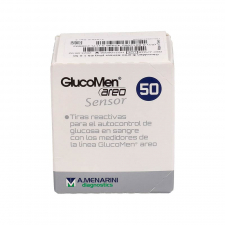 Tiras Reactivas Glucemia Glucomen Areo Sensor 50