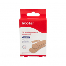 Acofar Tiras Plast Col Piel 24