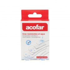 Acofar Tiras Adhes Transp 20Un