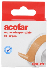 Acofar Esparadrapo Color Piel 5Mx1,25Cm - Varios