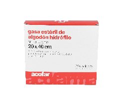 Gasa Est Acofarma Algo Hidrof 20X40 20 Uni