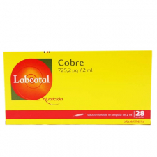 Labcatal 4 Cobre 28 Ampollas