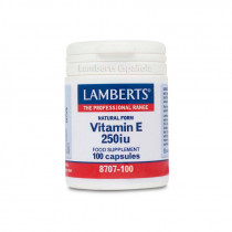Vitamina E 250Ui 100 Cápsulas Lamberts