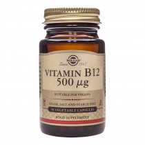 Solgar Vitamina B12 500Mcg.  50 Comprimidos