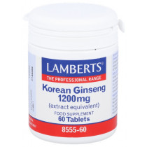 Lamberts Ginseng Coreano 1200Mg 60 Tabletas 