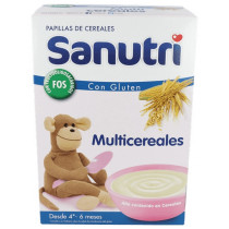 Sanutri Papilla Multicereales Bifidus 600 Gr