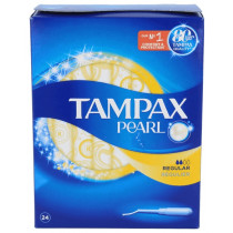 Tampax Tampones 100% Algodon Pearl Regular 20 Unidades